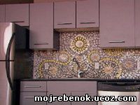 фартух на кухню из мозаики